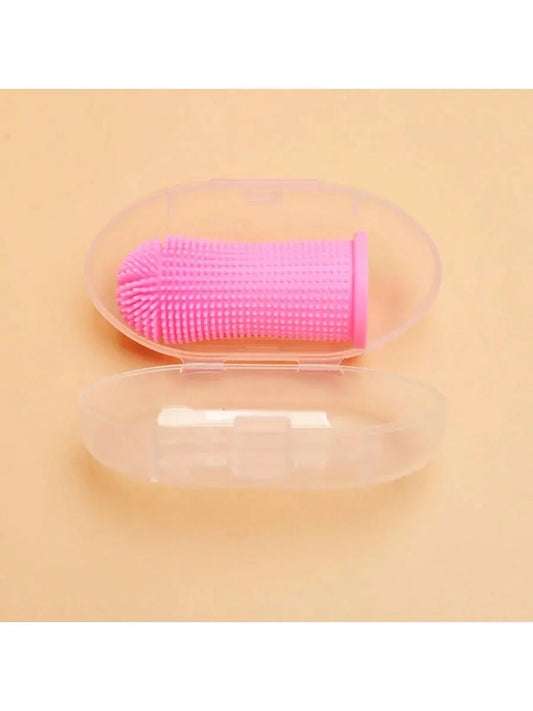 Gentle Pet Finger Toothbrush with Storage Case