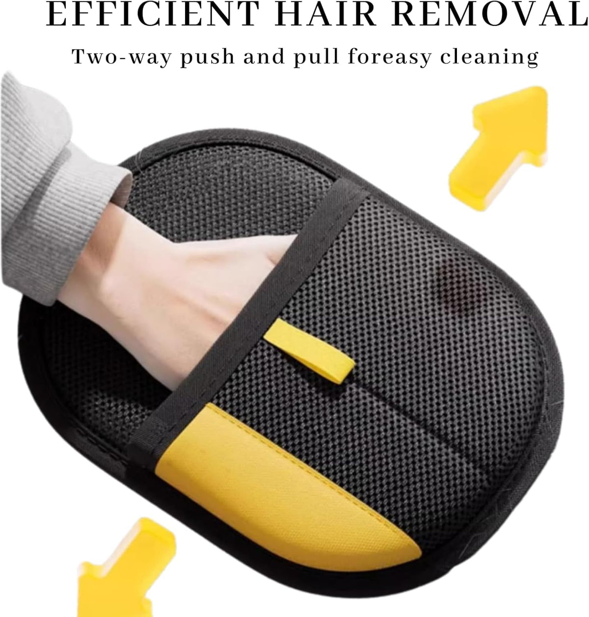 Kicklo Pet Hair Remover, the Magic Brush Pet Hair Remover,Upgraded Electrostatic Pet Hair Removeral Gloves – Reusable Grooming Mitt for Cats & Dogs, Perfect for Sofa, Carpet & Car Interior(1)