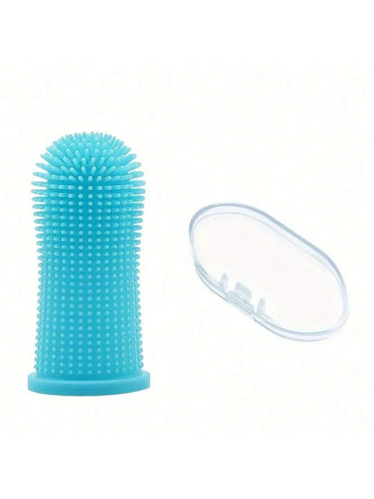 Gentle Pet Finger Toothbrush with Storage Case