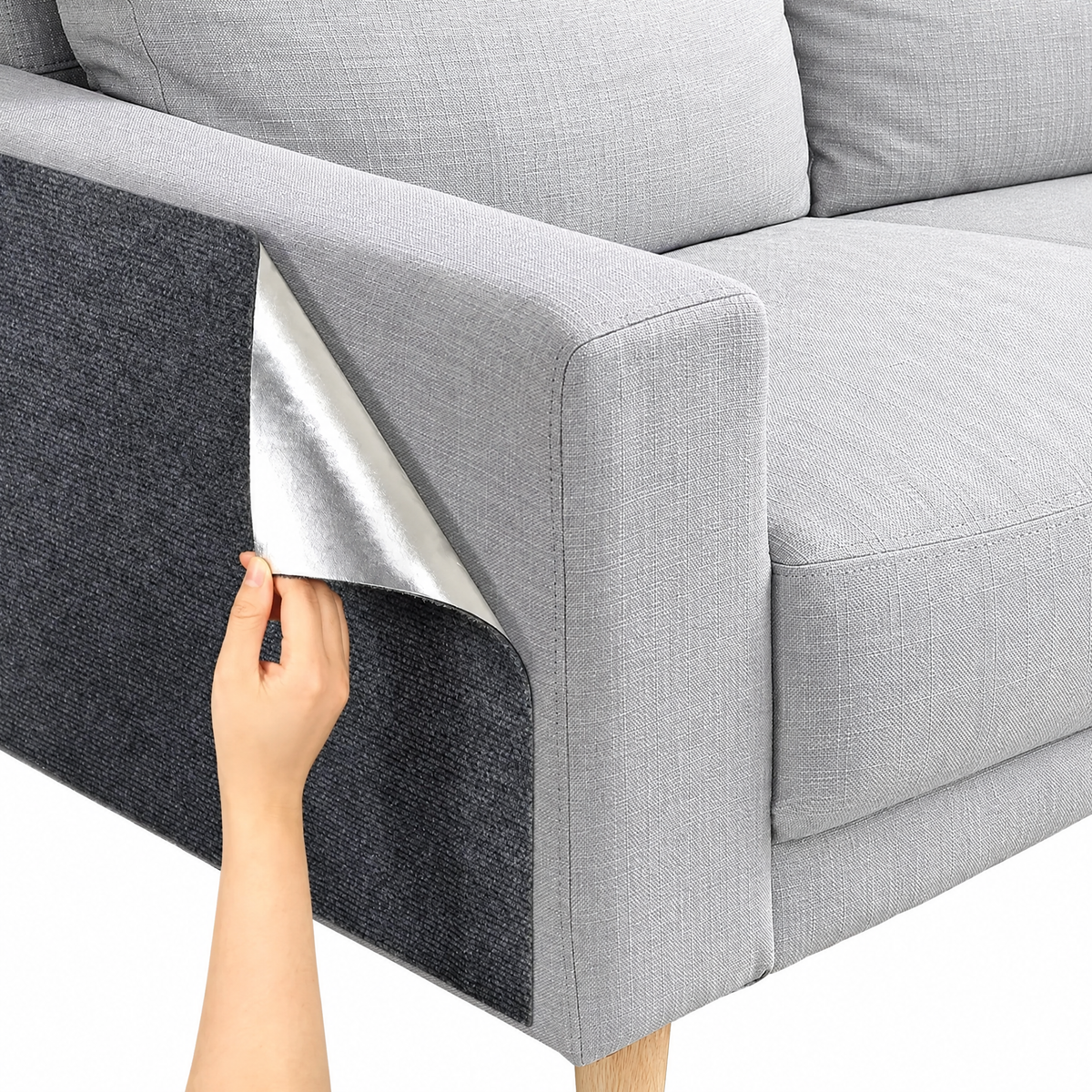 Self-Adhesive Cat Scratching Mat, Trimmable Furniture Protector